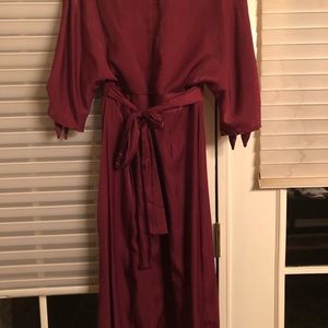 Burgundy/maroon dress